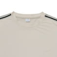 thumbnail image 5 of T-shirts for Men Short Sleeved Round Neck Striped Casual Sports Fitness T-shirt Khaki XXL, 5 of 5