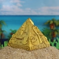thumbnail image 3 of Miangastore Resin Pyramid Ornament Golden Color Home Decor and Photography Prop 2.95X2.95X2.95in 1Pcs, 3 of 9