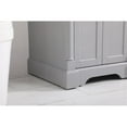 thumbnail image 5 of Elegant Decor Clarence 24" Solid Wood and Metal Single Bathroom Vanity in Gray, 5 of 8