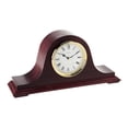 thumbnail image 2 of Bulova Clocks B1929 Annette II Wooden Westminster Chiming Mantel Clock, Walnut, 2 of 5