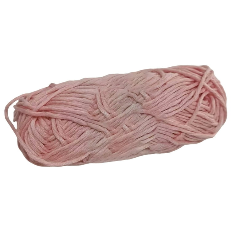 Glow in The Dark Yarn 2 Rolls, for Crocheting DIY Arts Crafts Pink