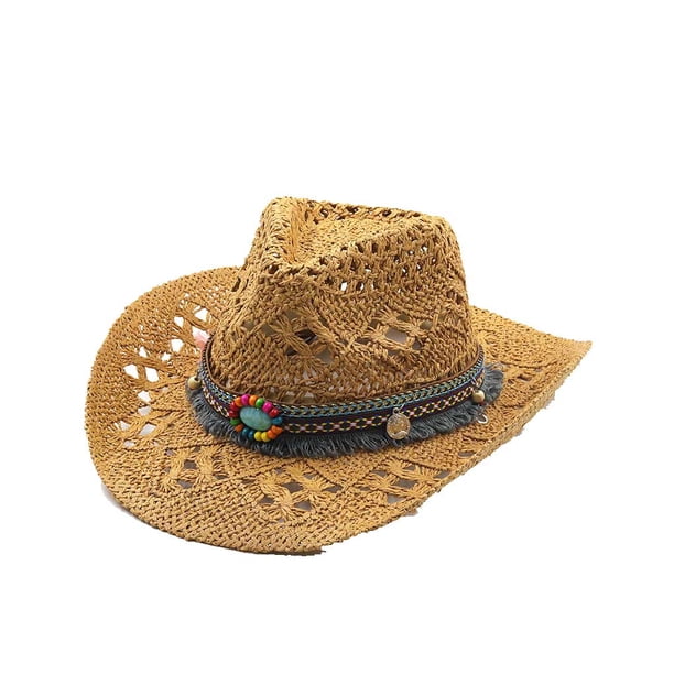 Sombrero de paja Sonducket Protección solar ala ancha Transpirable Verano