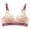 Pink, variant on UngA Women's Wireless Bras Front Button Closure Bras Older Women No Underwire Comfort Front Snaps Front Closing Bra Green,XL(40/90)