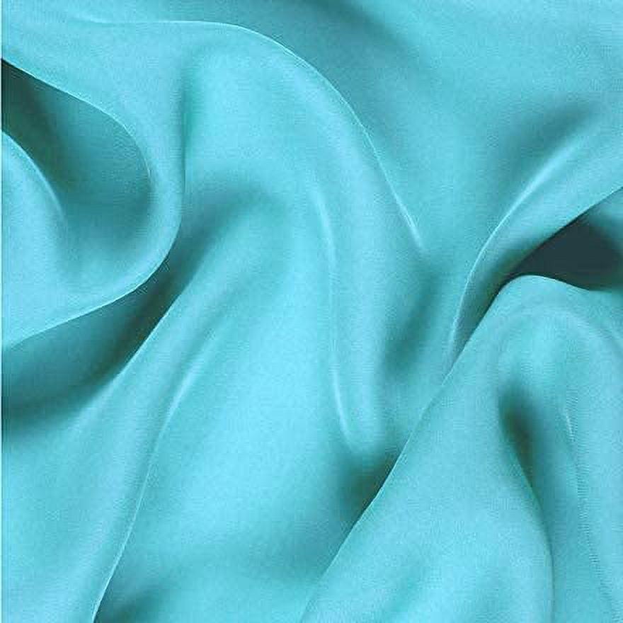 Vuvet Bedding 100% Pure Silk Satin Sheet 7pcs,Silk Fitted Sheet 15''Deep Pocket,Silk Flat Sheet,Silk Duvet Cover & Pillowcases |Wrinkle Free|Cal-King,Sky Blue
