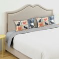 thumbnail image 3 of Yayeee Pillowcase Queen Size Set of 2 Satin Wrinkle Resistant Pillow Case, Cats and Hearts, 3 of 7