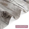 thumbnail image 5 of Brown Floral Bible Verse Quotes Wood Shower Curtain, Tan Rustic Flowers Butterfly Shower Curtains for Chic Vintage Bathroom Decor, Modern Christian Scripture Shower Curtain, 72x72 Inch, 5 of 5
