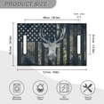 thumbnail image 5 of Xoenoiee Camo American Flag Deer Pattern Golf Cart Seat Cover for Summer, Universal Golf Cart Seat Towel/Blanket for Club Car EZGO Yamaha, Soft, Machine Washable, 5 of 5