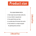 thumbnail image 3 of XIRQI 5Pcs Air Mattress Patch Kit Transparent Wall Patch Missing Patch Waterproof Wall Repair Patch Kit, 3 of 4