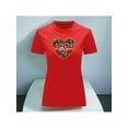 thumbnail image 1 of Playera Blusa Con Impresion De Corazon Love Animal Print Color Rojo Talla Mediana Marca Emil SaEs, 1 of 4
