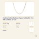 thumbnail image 2 of Cadena Collar Italiana Figaro Solida De Oro 10k 2.6 Mm, 65 Cm, 2 of 5