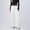 #White, variant on DPTALR Women's UPF 50 High Waisted Stretch Fabric Elastic Waist Trousers,White,Size M