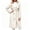 Beige, variant on Double Breasted Women Solid Color Casual Long Trench Coat with Belt