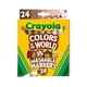 thumbnail image 1 of Crayola Colors of The World Markers 24 Count, Marcadores de tono de piel lavables, 24 Crayola 587802, 1 of 8