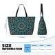 thumbnail image 4 of Fotbe Mandala Bolsa de Viaje para Playa - Resistente al Agua, Bolsa Tote de Gran Capacidad y Ligera con 7 Bolsillos para Mujeres y Hombres, 4 of 7