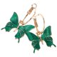 thumbnail image 2 of 1 par de pendientes pequeños de mariposa esmaltados, pendientes colgantes de mariposa para mujeres y niñas, joyería llamativa, 2 of 7