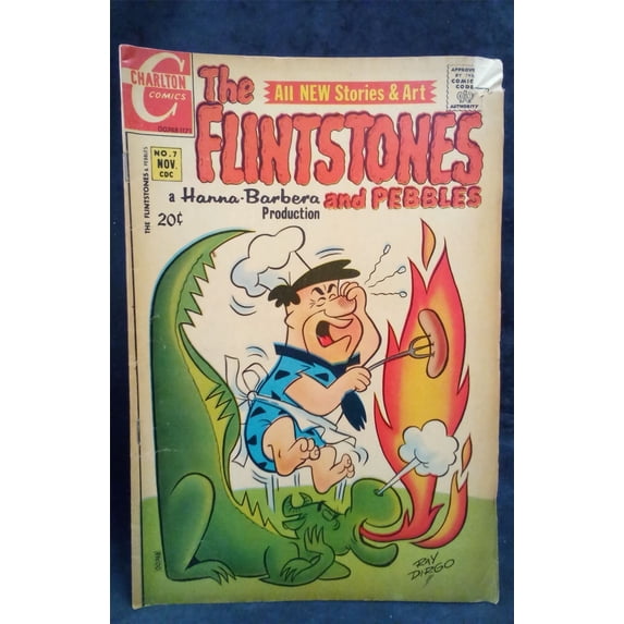 Pre-Owned The Flintstones and Pebbles #7 1971 Charlton Comic Book