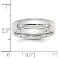 thumbnail image 5 of 14K White Gold 6mm Milgrain Comfort Fit Band Ring Size 11, 5 of 5