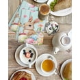 thumbnail image 4 of Easter Kitchen Dish Towels for Drying Dishes Set of 3, Spring Rabbit Colorful Eggs Flowers Wooden Grain Waffle Weave Microfiber Hand Tea Bathroom Towels Quick Dry & Absorbent Towel 15.7x23.6, 4 of 7