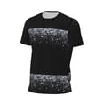 thumbnail image 6 of Wukai Silver Glitter1 Print Men's Short-Sleeved Mesh T-Shirt,Quick-Dry Short Sleeve Workout T-Shirt-4X-Large, 6 of 8
