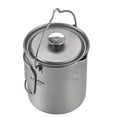 thumbnail image 2 of Lixada 750ml Titanium Coffee Cup Mug French Press Pot Coffee Maker with Lid Outdoor Camping, 2 of 8