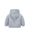 thumbnail image 2 of Baozhu Winter Girls Warm Cotton Padded Jacket Zipper Down Children Boy Girls Outwear For Toddler Baby Hooded Coat Kids Casual Jacket, 2 of 5