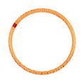 thumbnail image 1 of Aro de ejercicio para principiantes, anillo de ejercicio de cintura, anillo de hula ponderado, fitness para adultos, hombres, mujeres, naranja, 1,5 kg, 1 of 10