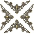 thumbnail image 5 of 40 Pieces Vintage Metal Book Corner Protector Album Decor(Bronze), 5 of 5