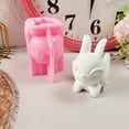 thumbnail image 6 of ROCKROK 3D Bunnies Figurine Silicone Candle Molds for Handmade Candle Home Decoration, 6 of 7