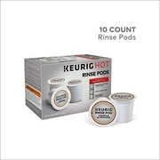 Keurig Rinse Pods, Reduces Flavor Carry Over, Compatible with Keurig Classic/1.0 & 2.0 K-Cup Pod Coffee Makers, 10 Count Compatible with Keurig Classic/1.0 & 2.0 K-Cup Pod Coffee Makers