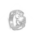 thumbnail image 4 of Filigree Hawaiian Plumeria Flower Ring .925 Sterling Silver Band Jewelry Female Male Unisex Size 7, 4 of 4
