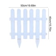 thumbnail image 2 of Easy Installation Durable Plastic Outdoor Garden Landscape Border Fences, EasyFlex No-Dig Landscape Edging with Anchoring Spikes, Practical Decorative Edging Strips for Yard Flower Beds Walkways, XL, 2 of 6