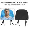 thumbnail image 2 of Rodri Funda Protectora Universal para Reposacabezas de Coche, Funda Elástica para Reposacabezas de Asiento de Auto, Funda de Tela Antipolvo, Accesorios de Interior 2 Piezas, 2 of 6