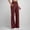 *Wine, variant on ClodeEU Women's Flare Yoga Pants with Side Pockets,Elastic Waist Slim Fit Athletic Leggings with Side Slits Red,Womens Plus XXXXL