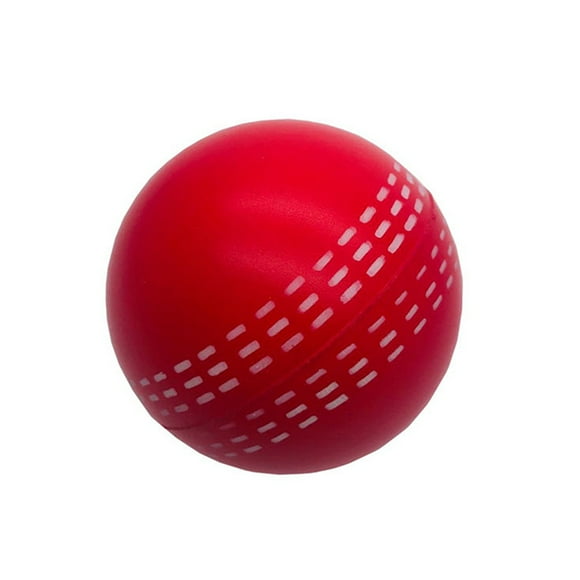 6.3CM Bounce Durable Playing Training Practice Attractive Traditional Seams All Age Players Cricket Ball Funny Soft PU Red
