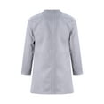 thumbnail image 4 of TheFound Men Wool Coat Winter Trench Coat Outwear Overcoat Long Sleeve Button Up Jacket, 4 of 8