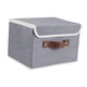 thumbnail image 2 of Contenedor de almacenamiento con tapa, lavable, rectangular, independiente, resistente al polvo y con tapa gris, 2 of 9
