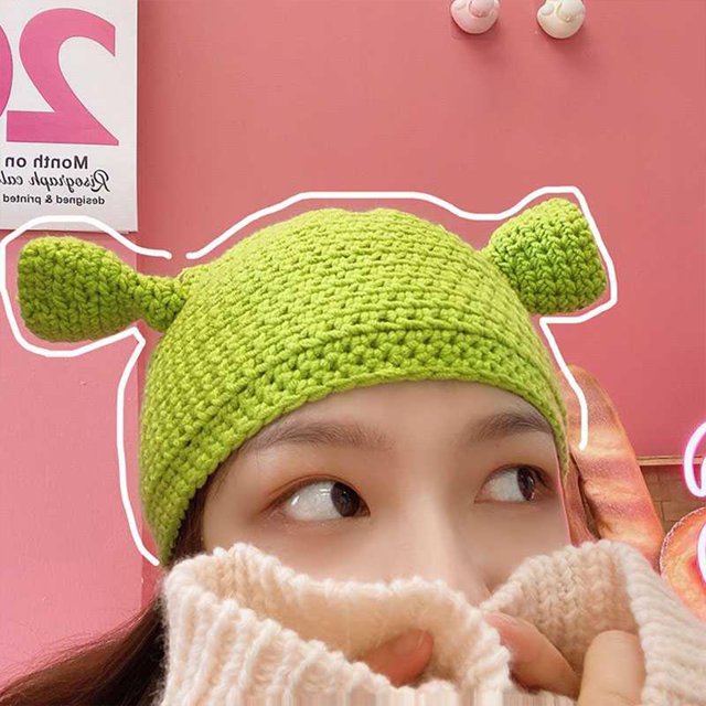 Gorros Tejidos A Mano Unisex, Gorro Cálido, Duradero, Tejido A Mano, Gorro De Invierno De Lana Para Cosplay ANGGREK No