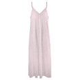 thumbnail image 6 of Pink Background with White Polka Dots Sleeveless Dress Dresses Women Summer Women's Summer Clothing, 6 of 9