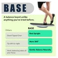 thumbnail image 3 of Base Standing Desk Balance Board, Office Wobble Board with Anti-Fatigue Mat, Gentle Rocker for Posture & Focus, Standing Desk Accessory and Exercise Equipment, 3 of 9