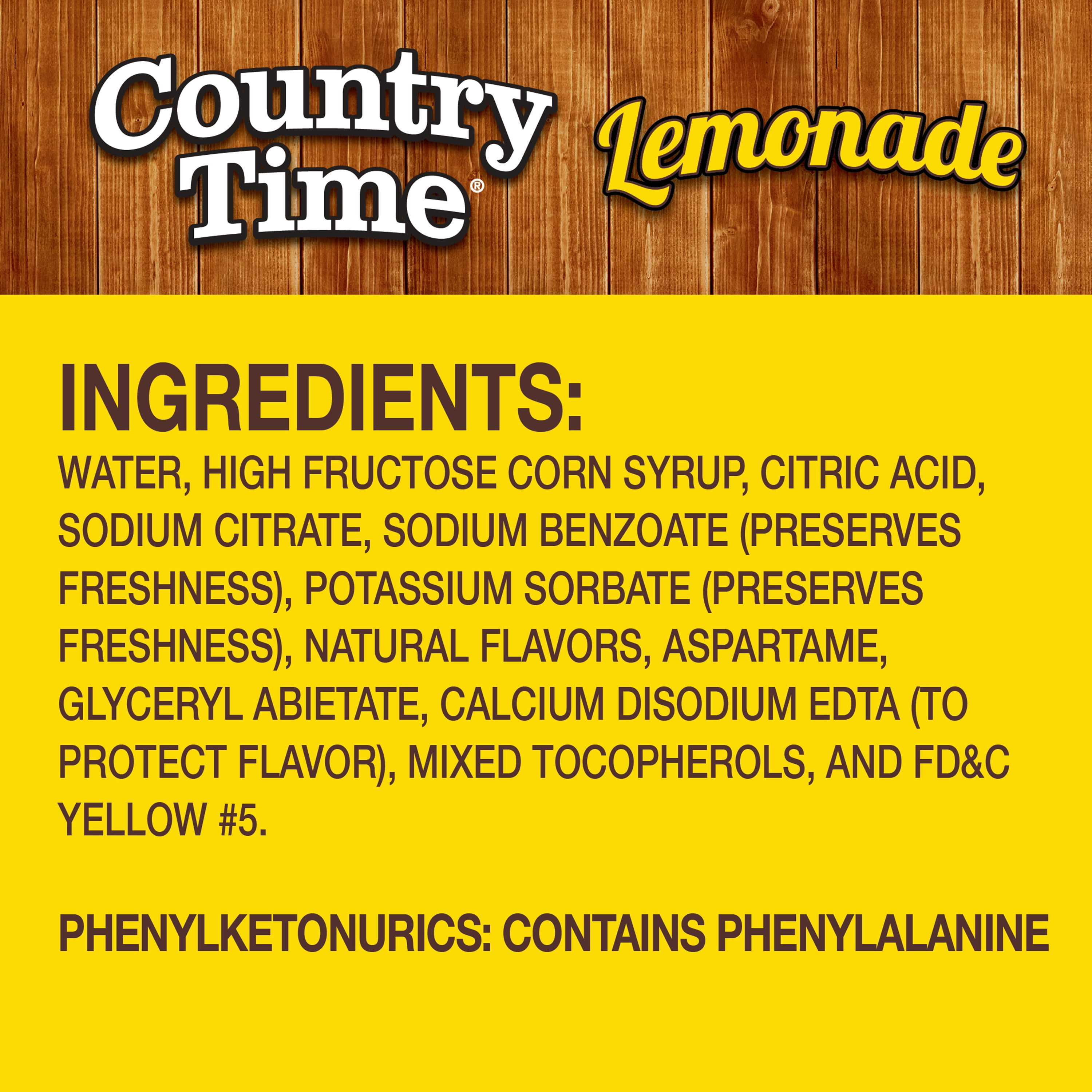 Country Time Lemonade Juice, 20 fl oz, Shelf Stable