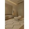 thumbnail image 4 of Rug Branch Modern Boho Hand-Tufted Beige Black Indoor Area Rug - 8x10, 4 of 7