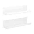 thumbnail image 1 of Estante de pared Laklulu Estante flotante sin perforaciones Juego de 2 Estante de pared para decoración del hogar, 1 of 5