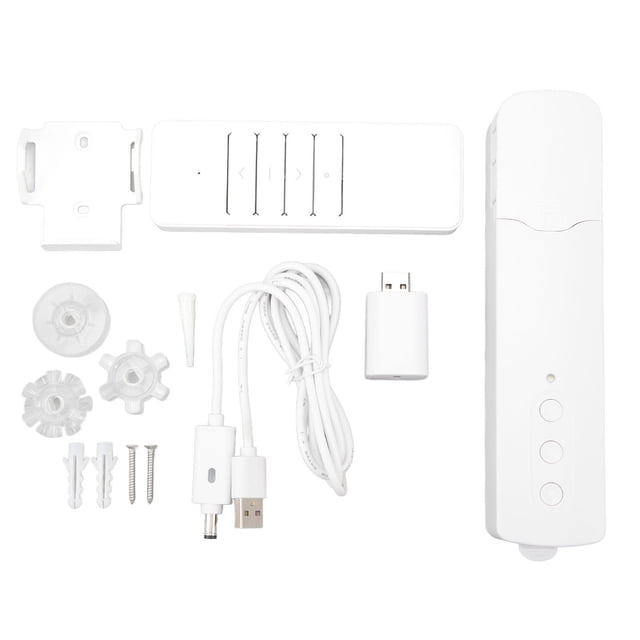 Motor de persianas eléctricas con WIFI, recargable, control por voz, inteligente, para cortina enrollable, compatible con Tuya