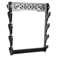 thumbnail image 1 of Xingzhi 2/3/4 Tier Holder Wall Mounted Samurai Stand Display Flute Rack 2 Tiers Black 4 Tiers, 1 of 6