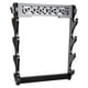 thumbnail image 1 of Wosthever Soporte de espada de 2/3/4 niveles, soporte samurái montado en la pared, estante de exhibición para flauta Decoración del hogar Negro 4 niveles, 1 of 1