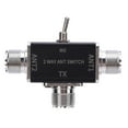 thumbnail image 1 of Interruptor De Antena CB HAM De 2 , Seguridad De Apagado Y Tierra Aleación De Aluminio Interruptor Coaxial De 2 Seguridad De Polaridad Inversa 1 En 2 Salida 100W Para 1, 1 of 7