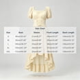thumbnail image 3 of LEKWK Medieval Dress for Women Puff Sleeve High Low Renaissance Dress Square Neck Corset Lace Up Ruffle Victorian Halloween Costumes, 3 of 7