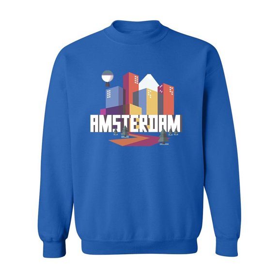 The Shape Of Amsterdam Sweatshirt Men -Image by Shutterstock, Male x-Large