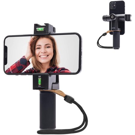 UPC: 0817711022241 | Movo PR-3 Rotating Smartphone Grip Handle Rig with Vertical and Horizonal Positions