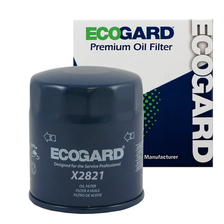 ECOGARD X2821 Spin-On Engine Oil Filter for Conventional Oil - Premium Replacement Fits Suzuki Grand Vitara, XL-7, Samurai, Sidekick, Swift, Vitara / Chevrolet Tracker, Nova / Toyota Camry,